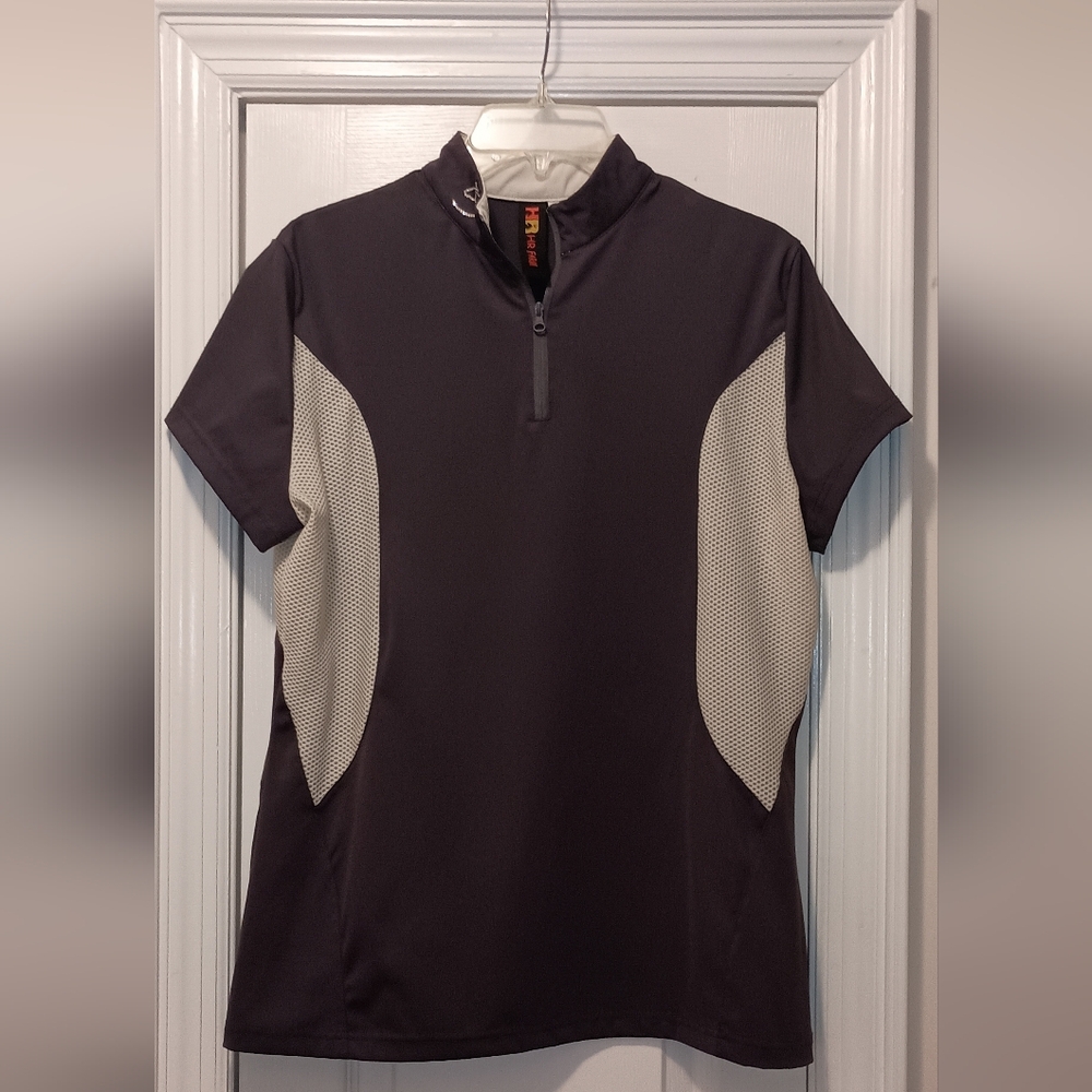 HR Farm Women's Gray Show Shirt Size Large